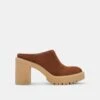 CARRY HEELS CAMEL SUEDE -Fashion Shoe Store DOLCEVITA HEELS CARRY CAMELSUEDE 02