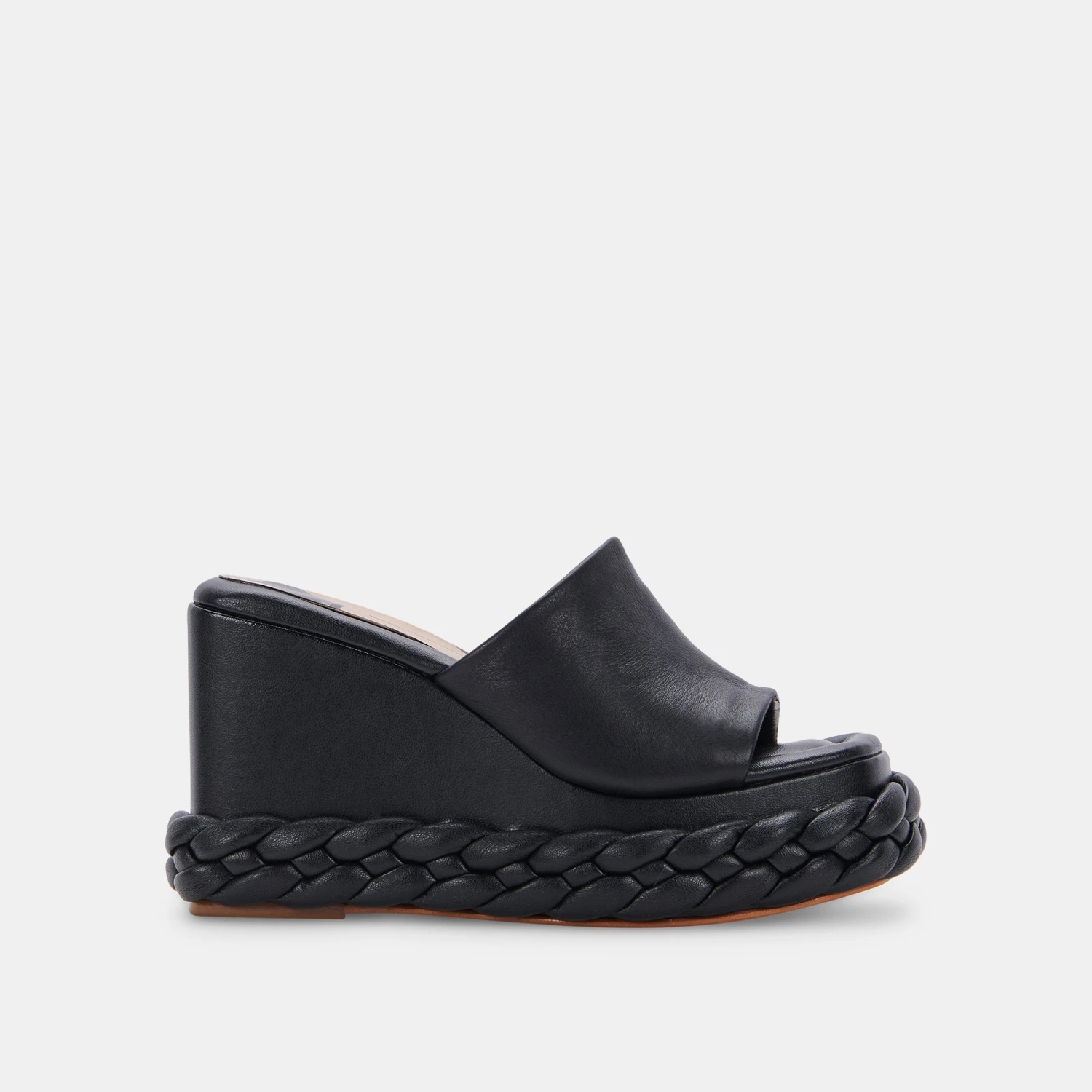 ELENE WEDGES BLACK LEATHER 3 ELENE WEDGES BLACK LEATHER