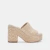 ELORA HEELS LT NATURAL RAFFIA -Fashion Shoe Store DOLCEVITA HEELS ELORA LTNATURALRAFFIA 02