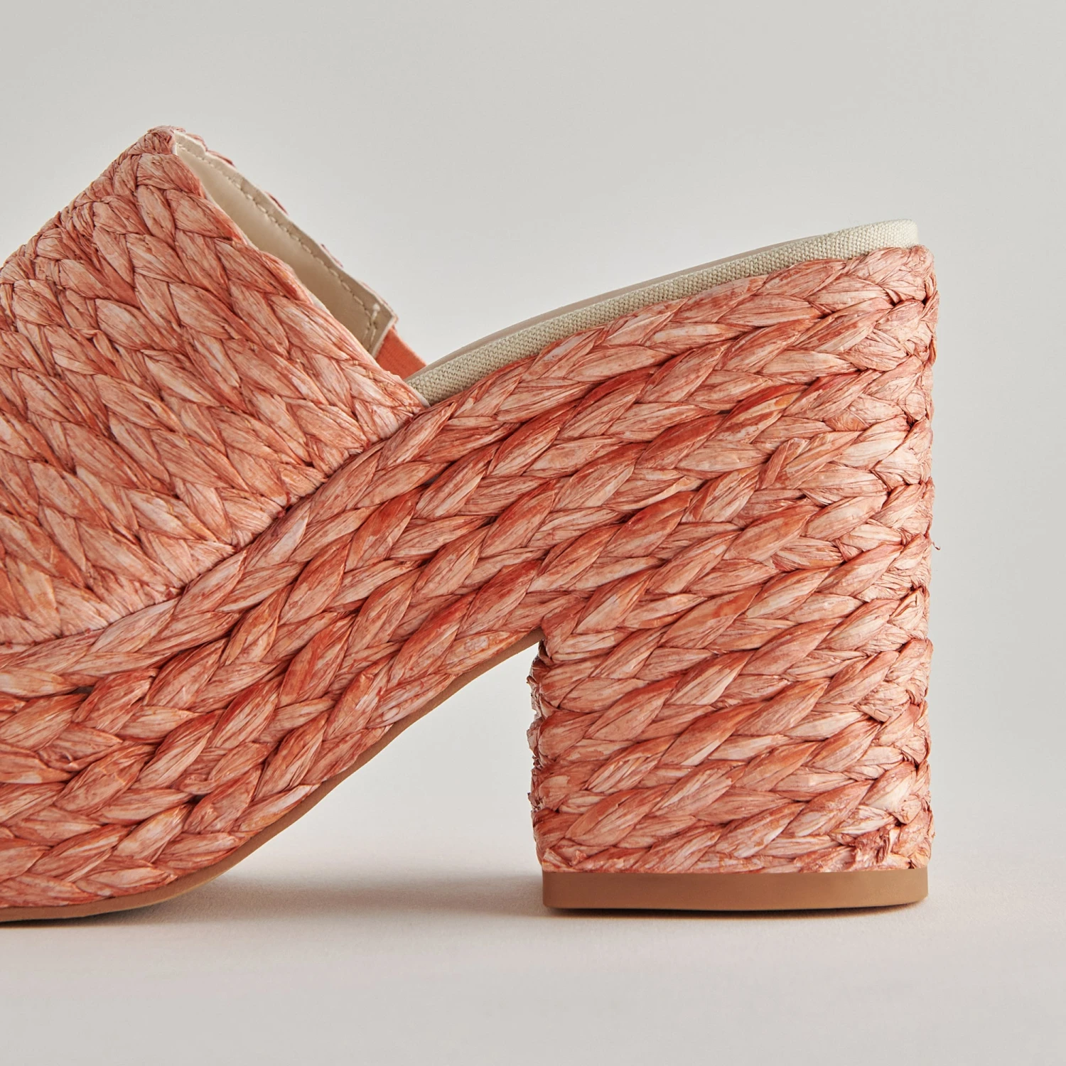 ELORA HEELS ORANGE RAFFIA 6 ELORA HEELS ORANGE RAFFIA - Image 4