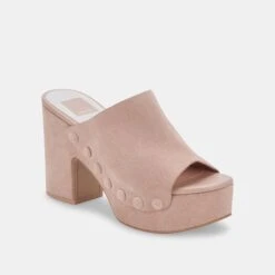 EMOL HEELS BLUSH SUEDE -Fashion Shoe Store DOLCEVITA HEELS EMOL BLUSHSUEDE 01