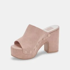 EMOL HEELS BLUSH SUEDE -Fashion Shoe Store DOLCEVITA HEELS EMOL BLUSHSUEDE 08
