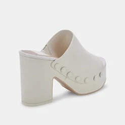 EMOL HEELS IVORY LEATHER -Fashion Shoe Store DOLCEVITA HEELS EMOL IVORY LEATHER 03