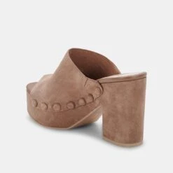 EMOL HEELS MUSHROOM SUEDE -Fashion Shoe Store DOLCEVITA HEELS EMOL MUSHROOMSUEDE 09