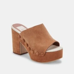 EMOL HEELS PECAN SUEDE 14 EMOL HEELS PECAN SUEDE -Fashion Shoe Store DOLCEVITA HEELS EMOL PECANSUEDE 01