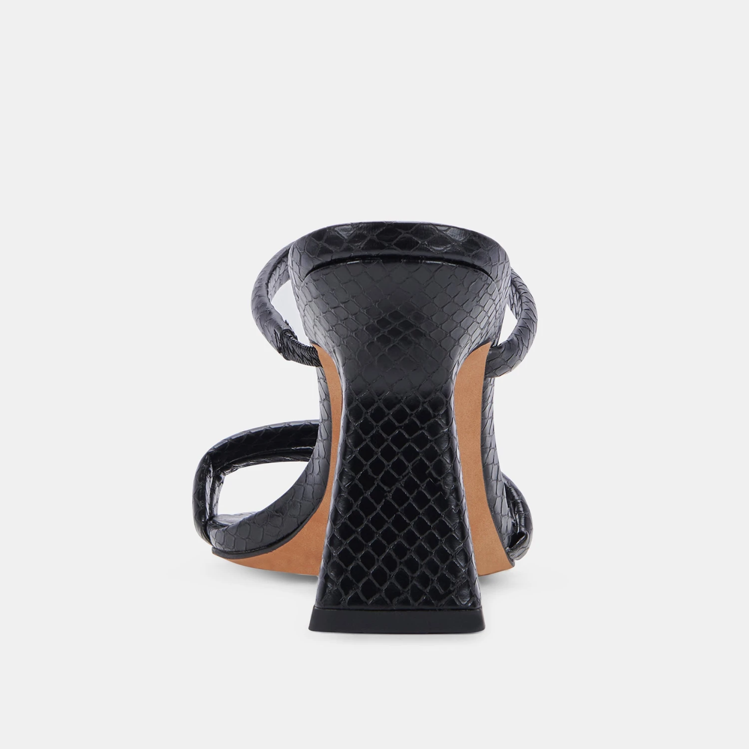 FORT HEELS BLACK EMBOSSED STELLA 10 FORT HEELS BLACK EMBOSSED STELLA - Image 8