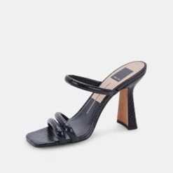 FORT HEELS BLACK EMBOSSED STELLA 16 FORT HEELS BLACK EMBOSSED STELLA -Fashion Shoe Store DOLCEVITA HEELS FORT BLACKEMBOSSEDSTELLA 08