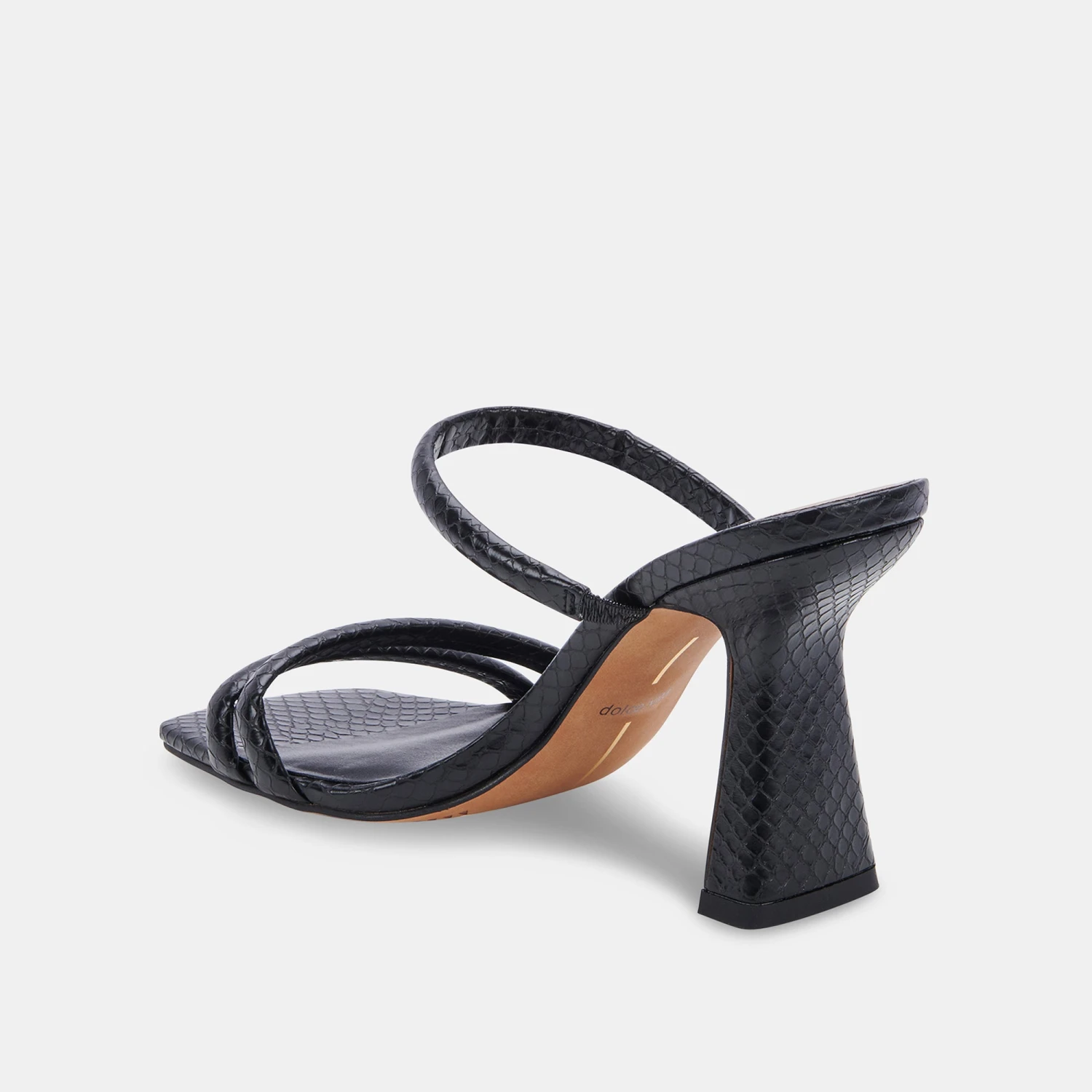 FORT HEELS BLACK EMBOSSED STELLA 8 FORT HEELS BLACK EMBOSSED STELLA - Image 6