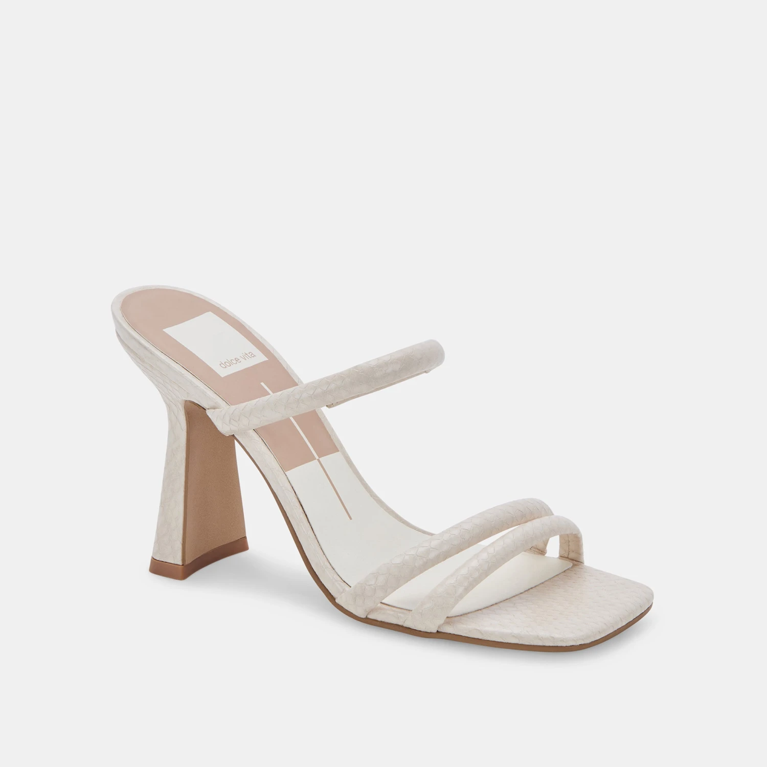 FORT HEELS IVORY EMBOSSED STELLA 4 FORT HEELS IVORY EMBOSSED STELLA - Image 2