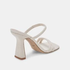 FORT HEELS IVORY EMBOSSED STELLA 13 FORT HEELS IVORY EMBOSSED STELLA -Fashion Shoe Store DOLCEVITA HEELS FORT IVORYEMBOSSEDSTELLA 03