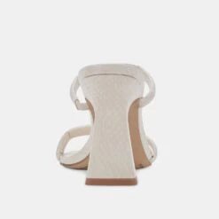 FORT HEELS IVORY EMBOSSED STELLA 17 FORT HEELS IVORY EMBOSSED STELLA -Fashion Shoe Store DOLCEVITA HEELS FORT IVORYEMBOSSEDSTELLA 05