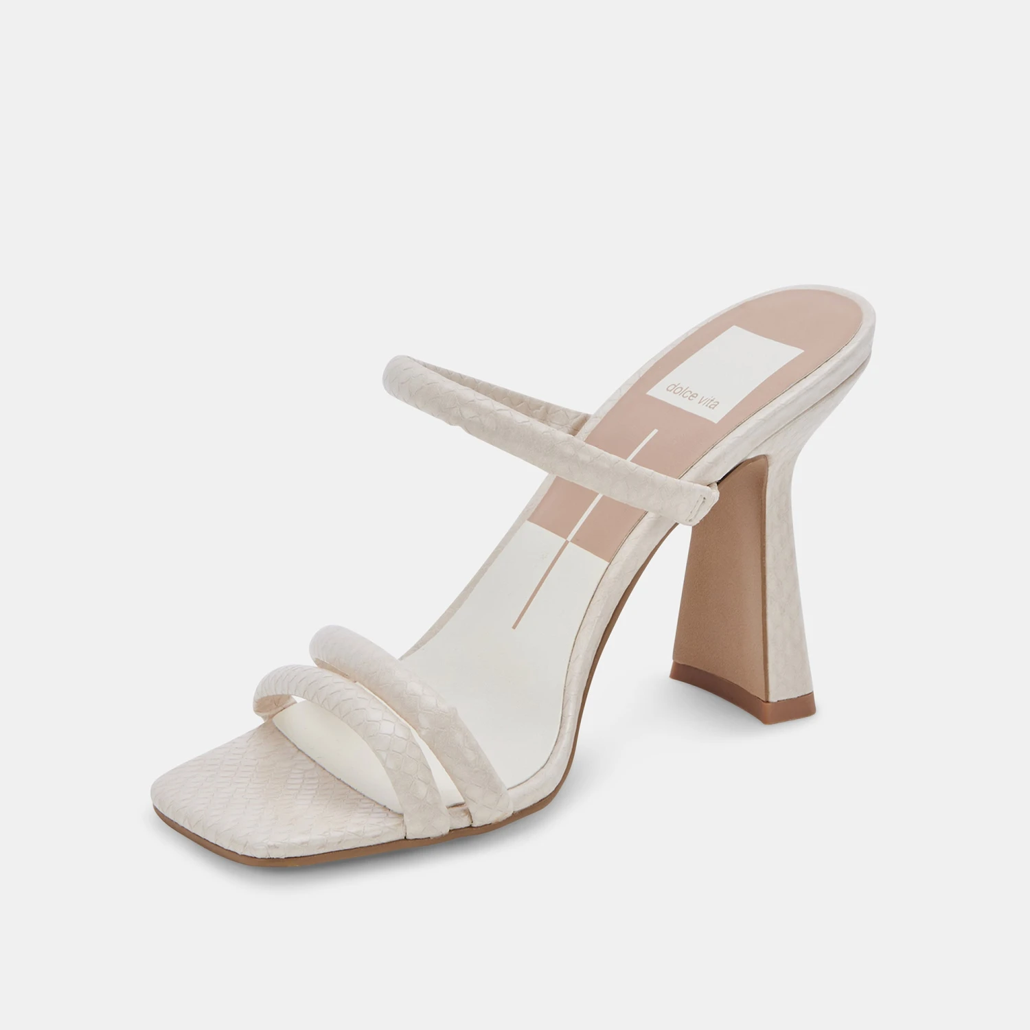 FORT HEELS IVORY EMBOSSED STELLA 6 FORT HEELS IVORY EMBOSSED STELLA - Image 4
