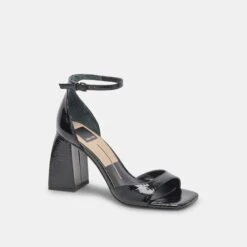 Dolce Vita JANEY HEELS MIDNIGHT CRINKLE PATENT -Fashion Shoe Store DOLCEVITA HEELS JANEY MIDNIGHTCRINKLEPATENT 01