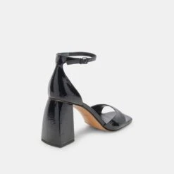 Dolce Vita JANEY HEELS MIDNIGHT CRINKLE PATENT -Fashion Shoe Store DOLCEVITA HEELS JANEY MIDNIGHTCRINKLEPATENT 03