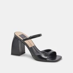 Dolce Vita JEMMY HEELS MIDNIGHT CRINKLE PATENT -Fashion Shoe Store DOLCEVITA HEELS JEMMY MIDNIGHTCRINKLEPATENT 01