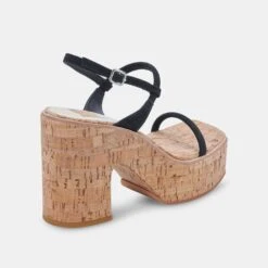 JODIE HEELS BLACK NUBUCK 17 JODIE HEELS BLACK NUBUCK -Fashion Shoe Store DOLCEVITA HEELS JODIE BLACKNUBUCK 03