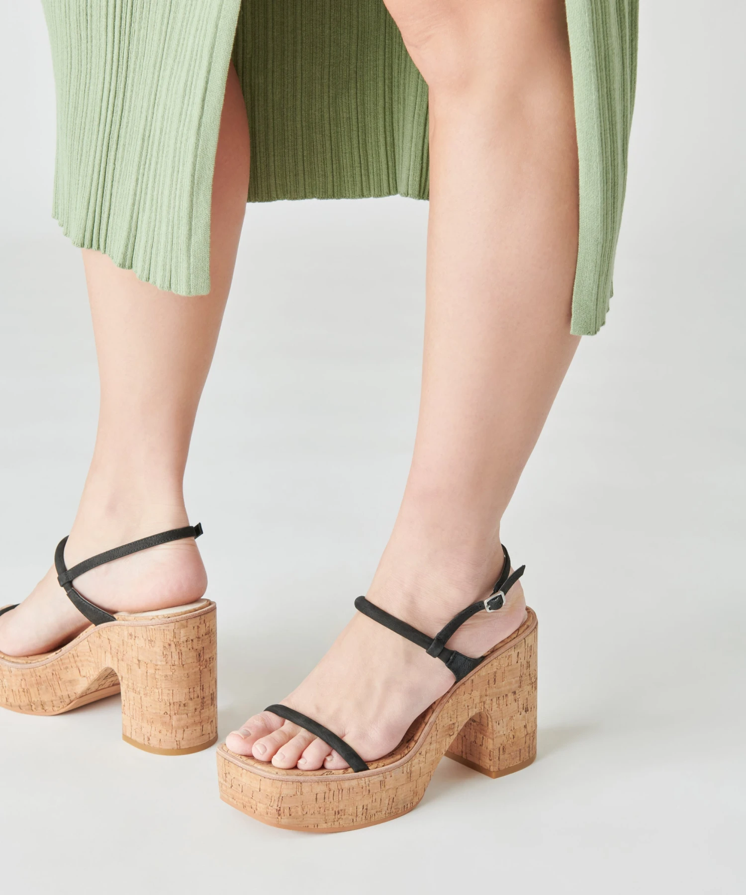 JODIE HEELS BLACK NUBUCK 4 JODIE HEELS BLACK NUBUCK - Image 2