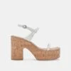 JODIE HEELS WHITE NUBUCK 2 JODIE HEELS WHITE NUBUCK -Fashion Shoe Store DOLCEVITA HEELS JODIE WHITENUBUCK 02