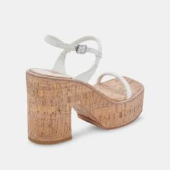 JODIE HEELS WHITE NUBUCK -Fashion Shoe Store DOLCEVITA HEELS JODIE WHITENUBUCK 03