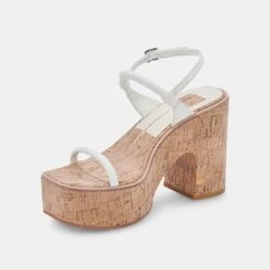 JODIE HEELS WHITE NUBUCK -Fashion Shoe Store DOLCEVITA HEELS JODIE WHITENUBUCK 08