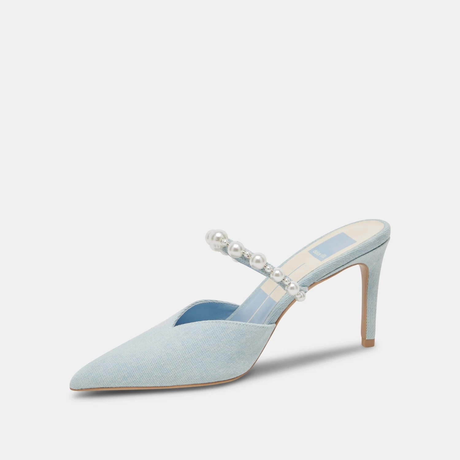 Dolce Vita KANIKA HEELS LIGHT BLUE PEARLS 6 Dolce Vita KANIKA HEELS LIGHT BLUE PEARLS - Image 4