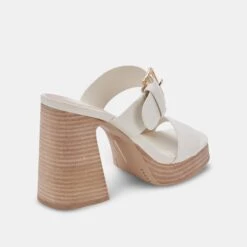 LANDRY HEELS IVORY NUBUCK -Fashion Shoe Store DOLCEVITA HEELS LANDRY IVORYNUBUCK 03