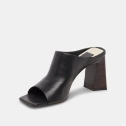 Dolce Vita LIZZO HEELS BLACK LEATHER -Fashion Shoe Store DOLCEVITA HEELS LIZZO BLACKLEATHER 08