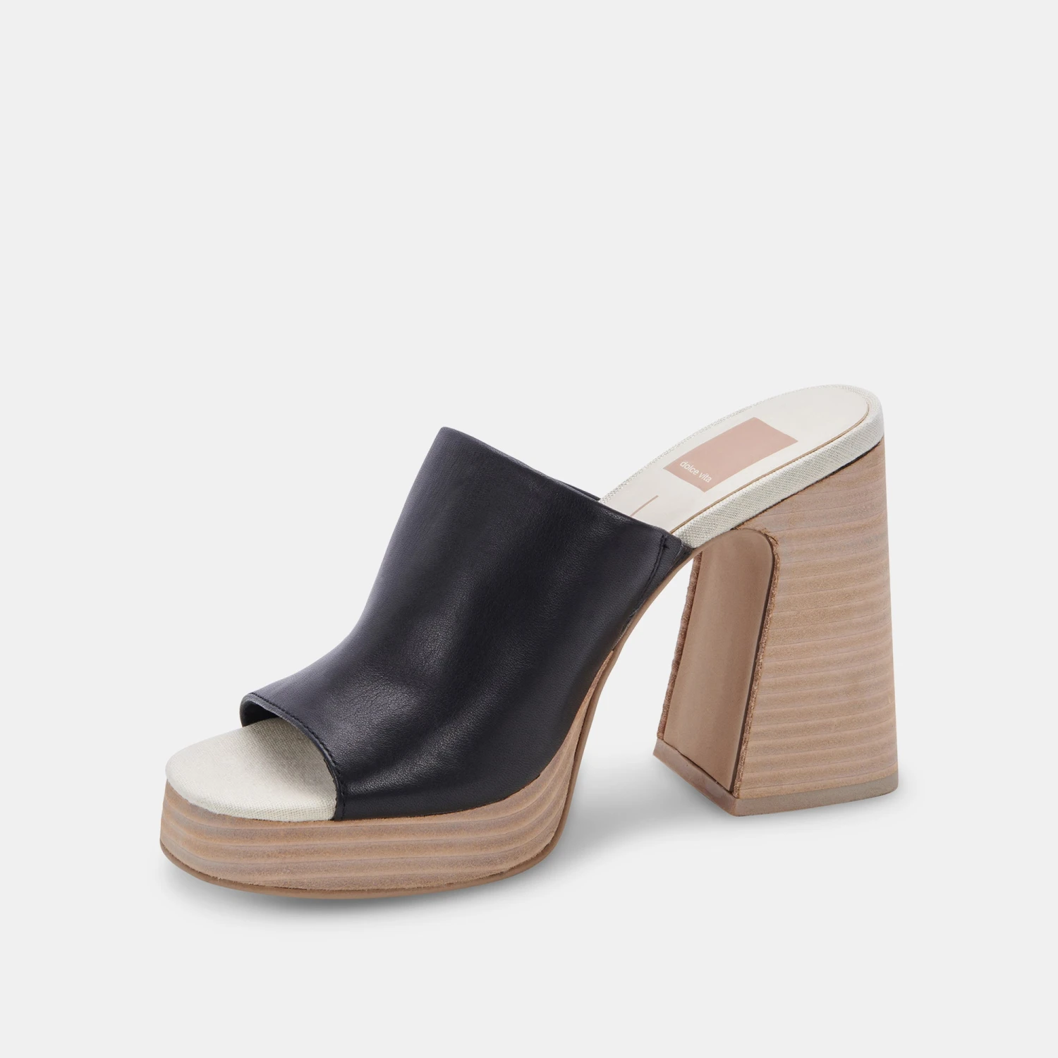 LUKAS HEELS BLACK LEATHER 6 LUKAS HEELS BLACK LEATHER - Image 4