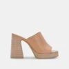 LUKAS HEELS SAND LEATHER 2 LUKAS HEELS SAND LEATHER -Fashion Shoe Store DOLCEVITA HEELS LUKAS SANDLEATHER 02