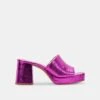 MARSHA HEELS ELECTRIC PINK STELLA