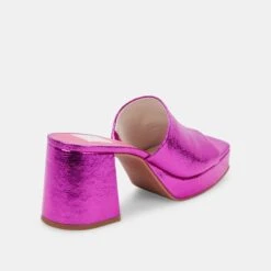 MARSHA HEELS ELECTRIC PINK STELLA -Fashion Shoe Store DOLCEVITA HEELS MARSHA ELECTRICPINKCRACKLEDSTELLA 03