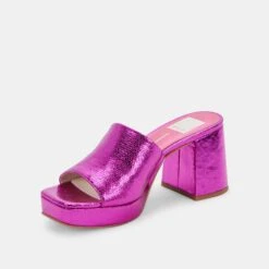 MARSHA HEELS ELECTRIC PINK STELLA -Fashion Shoe Store DOLCEVITA HEELS MARSHA ELECTRICPINKCRACKLEDSTELLA 08