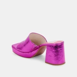 MARSHA HEELS ELECTRIC PINK STELLA -Fashion Shoe Store DOLCEVITA HEELS MARSHA ELECTRICPINKCRACKLEDSTELLA 09