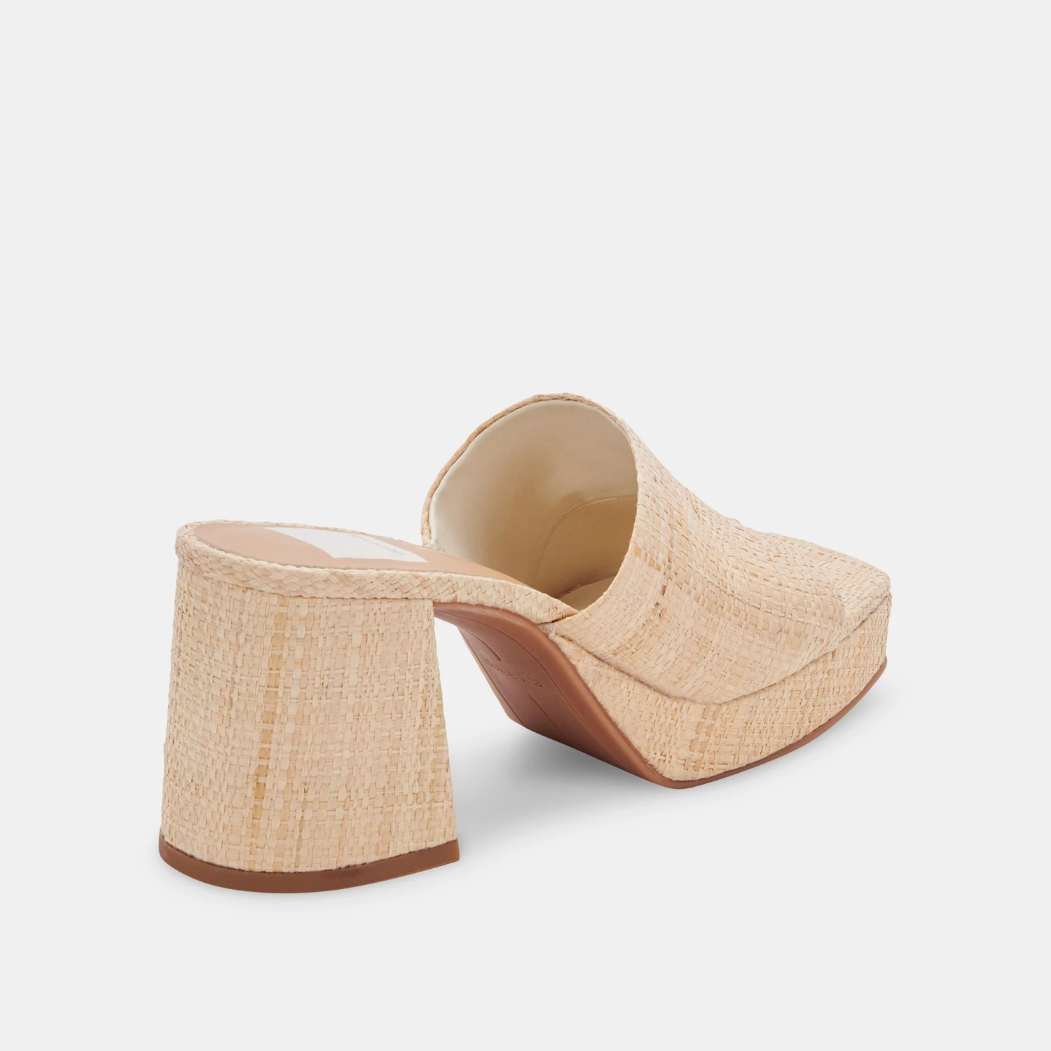 MARSHA HEELS LT NATURAL RAFFIA 5 MARSHA HEELS LT NATURAL RAFFIA - Image 3