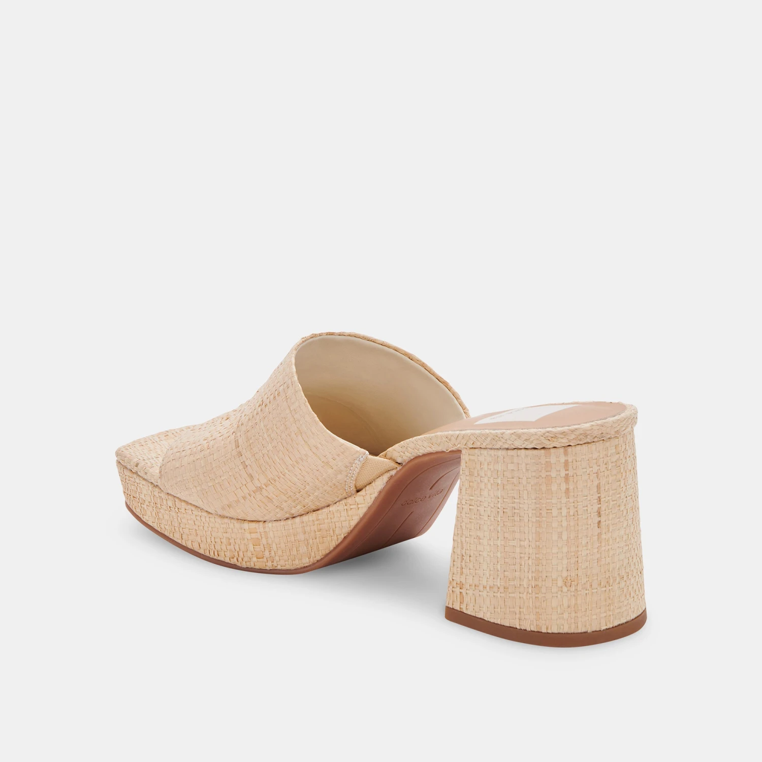 MARSHA HEELS LT NATURAL RAFFIA 7 MARSHA HEELS LT NATURAL RAFFIA - Image 5