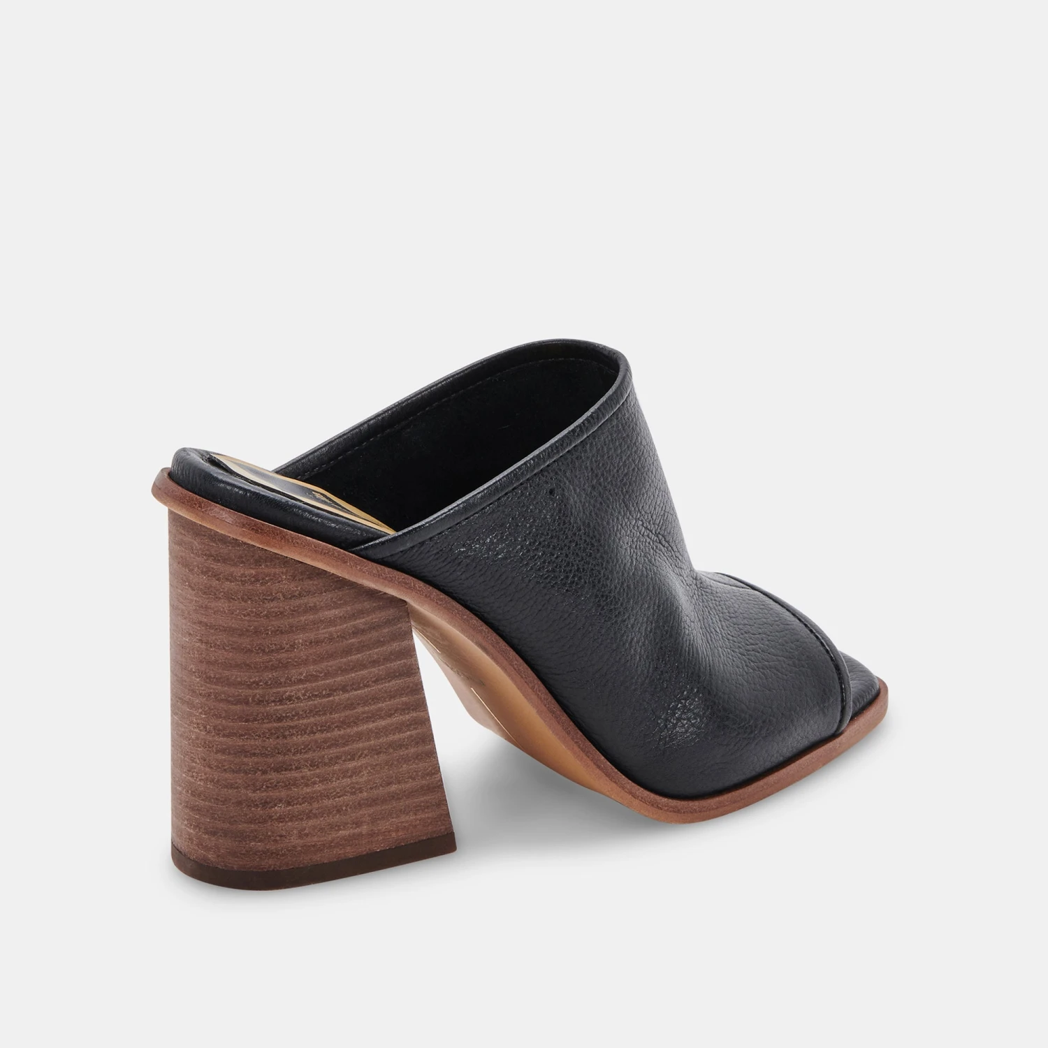 MAVISE HEELS BLACK LEATHER 7 MAVISE HEELS BLACK LEATHER - Image 5