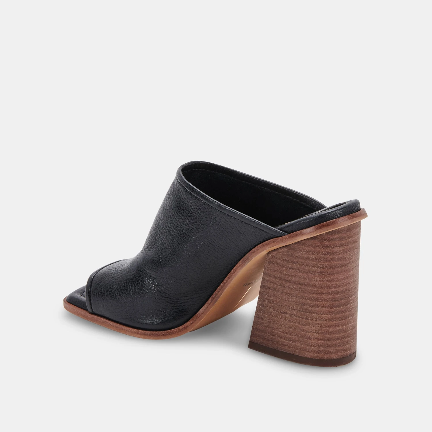 MAVISE HEELS BLACK LEATHER 9 MAVISE HEELS BLACK LEATHER - Image 7