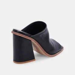 MAVISE HEELS ONYX LEATHER -Fashion Shoe Store DOLCEVITA HEELS MAVISE ONYXLEATHER 03