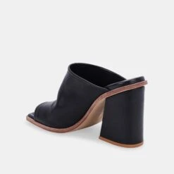 MAVISE HEELS ONYX LEATHER -Fashion Shoe Store DOLCEVITA HEELS MAVISE ONYXLEATHER 09