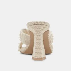 NITRO PEARL HEELS VANILLA RAFFIA -Fashion Shoe Store DOLCEVITA HEELS NITROPEARL VANILLARAFFIA 05