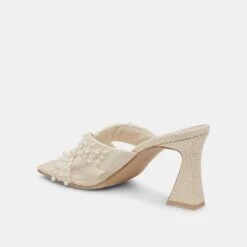 NITRO PEARL HEELS VANILLA RAFFIA -Fashion Shoe Store DOLCEVITA HEELS NITROPEARL VANILLARAFFIA 09