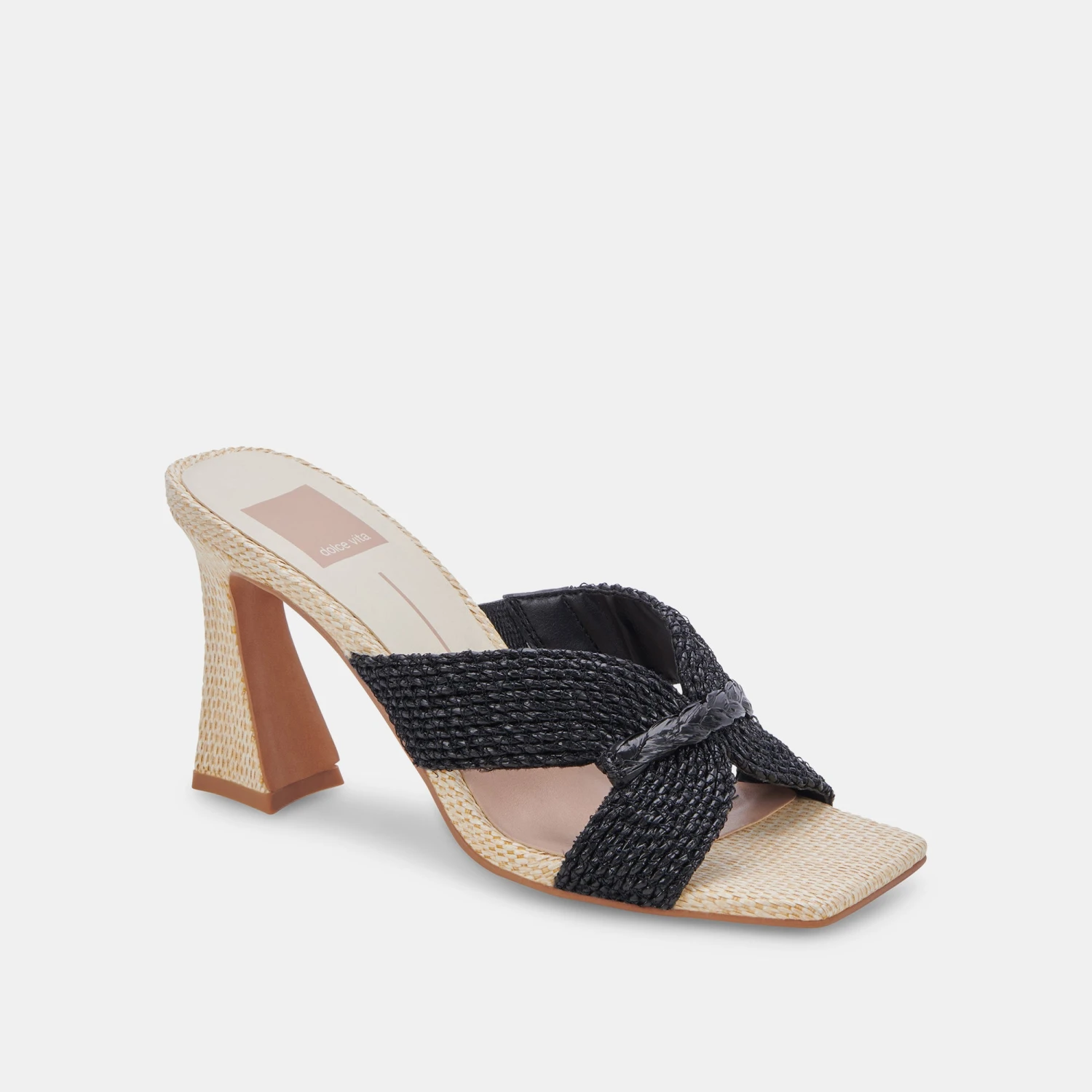 NITRO HEELS BLACK RAFFIA 5 NITRO HEELS BLACK RAFFIA - Image 3