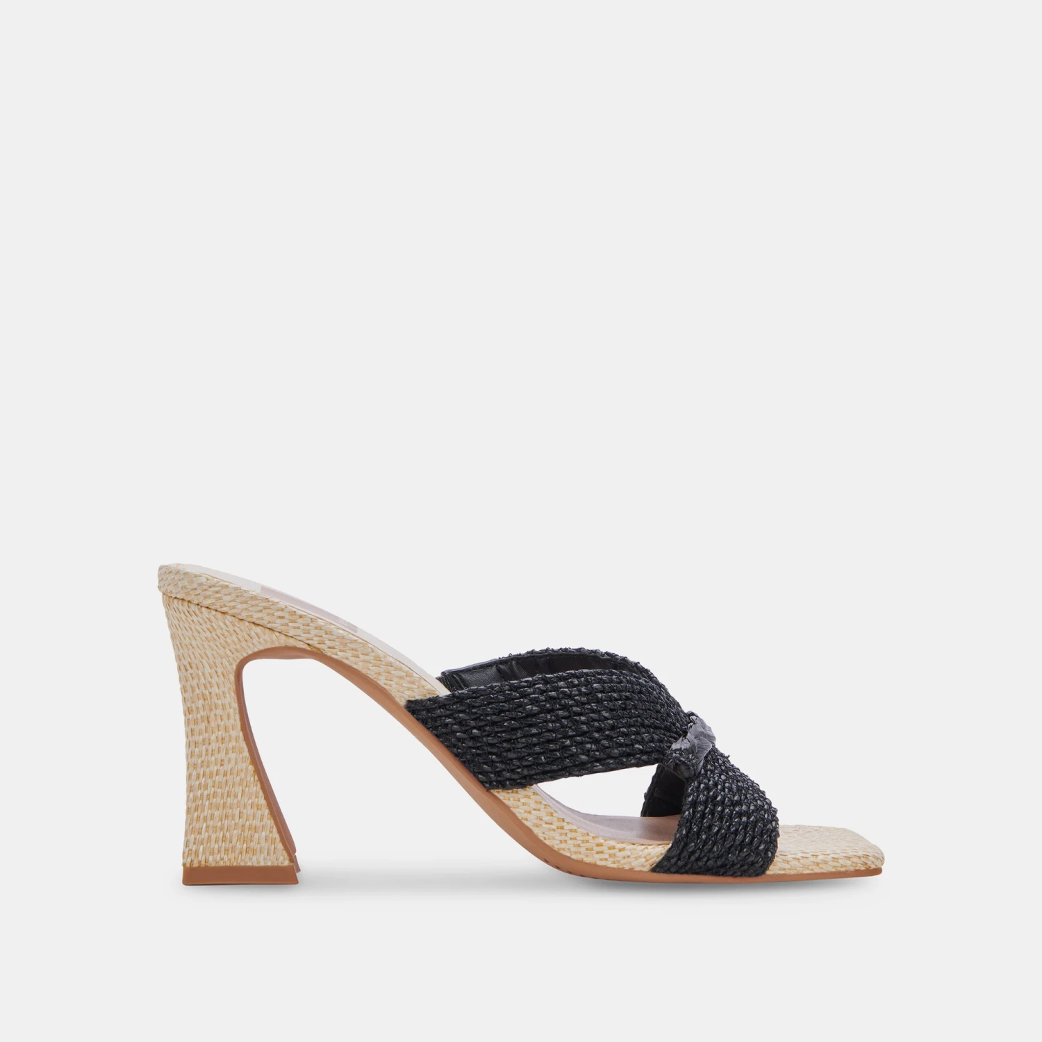 NITRO HEELS BLACK RAFFIA 3 NITRO HEELS BLACK RAFFIA