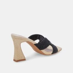 NITRO HEELS BLACK RAFFIA 19 NITRO HEELS BLACK RAFFIA -Fashion Shoe Store DOLCEVITA HEELS NITRO BLACKRAFFIA 03