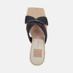 NITRO HEELS BLACK RAFFIA 26 NITRO HEELS BLACK RAFFIA -Fashion Shoe Store DOLCEVITA HEELS NITRO BLACKRAFFIA 06