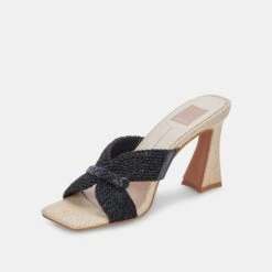 NITRO HEELS BLACK RAFFIA 21 NITRO HEELS BLACK RAFFIA -Fashion Shoe Store DOLCEVITA HEELS NITRO BLACKRAFFIA 08