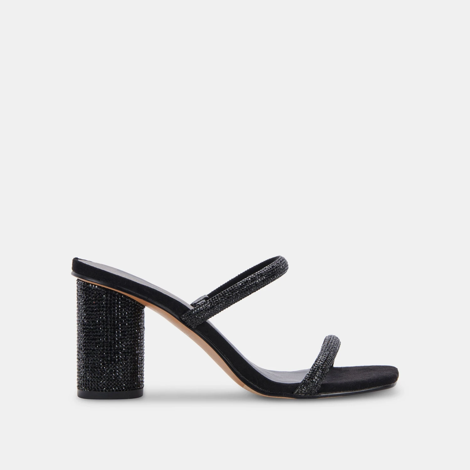 NOLES RHINESTONE HEELS BLACK RHINESTONE 3 NOLES RHINESTONE HEELS BLACK RHINESTONE