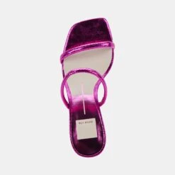NOLES HEELS ELECTRIC PINK STELLA -Fashion Shoe Store DOLCEVITA HEELS NOLES ELECTRICPINKMETALLICSTELLA 06