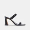 NOVAH HEELS BLACK EMBOSSED STELLA -Fashion Shoe Store DOLCEVITA HEELS NOVAH BLACKEMBOSSEDSTELLA 02