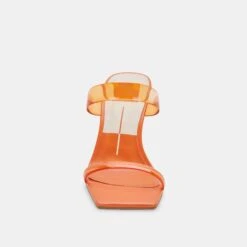 NOVAH HEELS TANGERINE VINYL 16 NOVAH HEELS TANGERINE VINYL -Fashion Shoe Store DOLCEVITA HEELS NOVAH TANGERINEVINYL 04